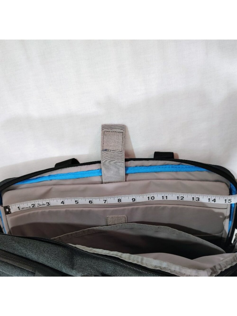 BagSmart Laptop Messenger Bag Briefcase Gray Black Digi Smart RFID Travel Office - Picture 10 of 16